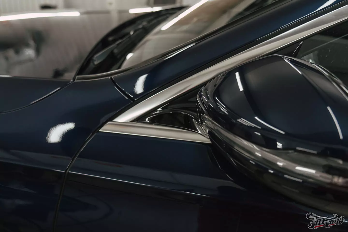 Частичный окрас и антихром для Mercedes E53